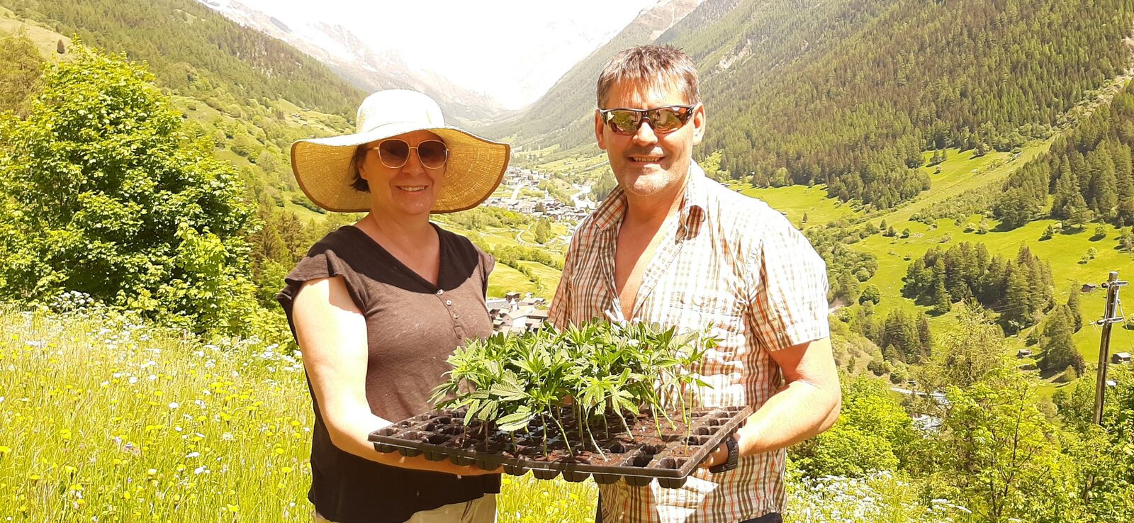 Clementine und Klaus Lehner im Lötschental